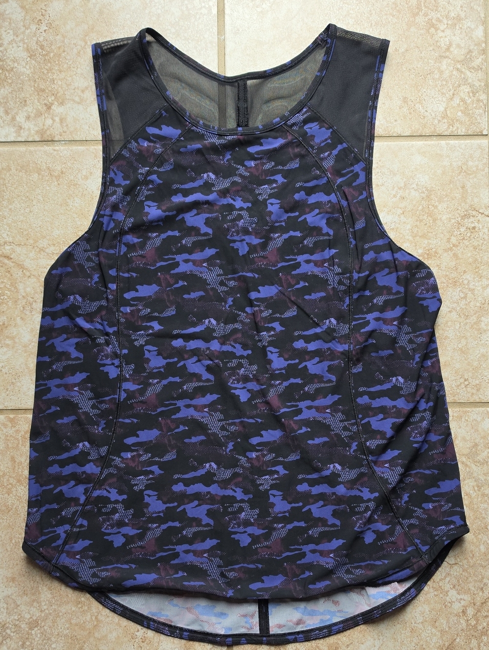 Lululemon Sculpt Purple Camo Tank